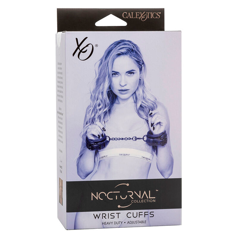 Pulseras de Cuero Ajustables Nocturnal Negras