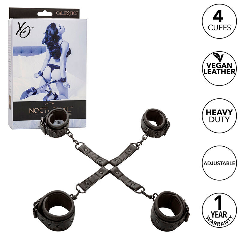 Conector Hog Tie de Cuero Ajustable Nocturnal