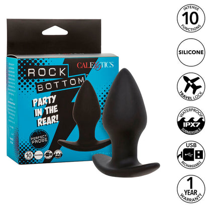 Plug Anal Vibrador de Silicona con 10 Funciones
