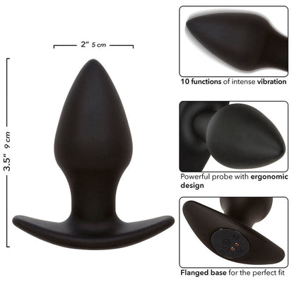 Plug Anal Vibrador de Silicona con 10 Funciones