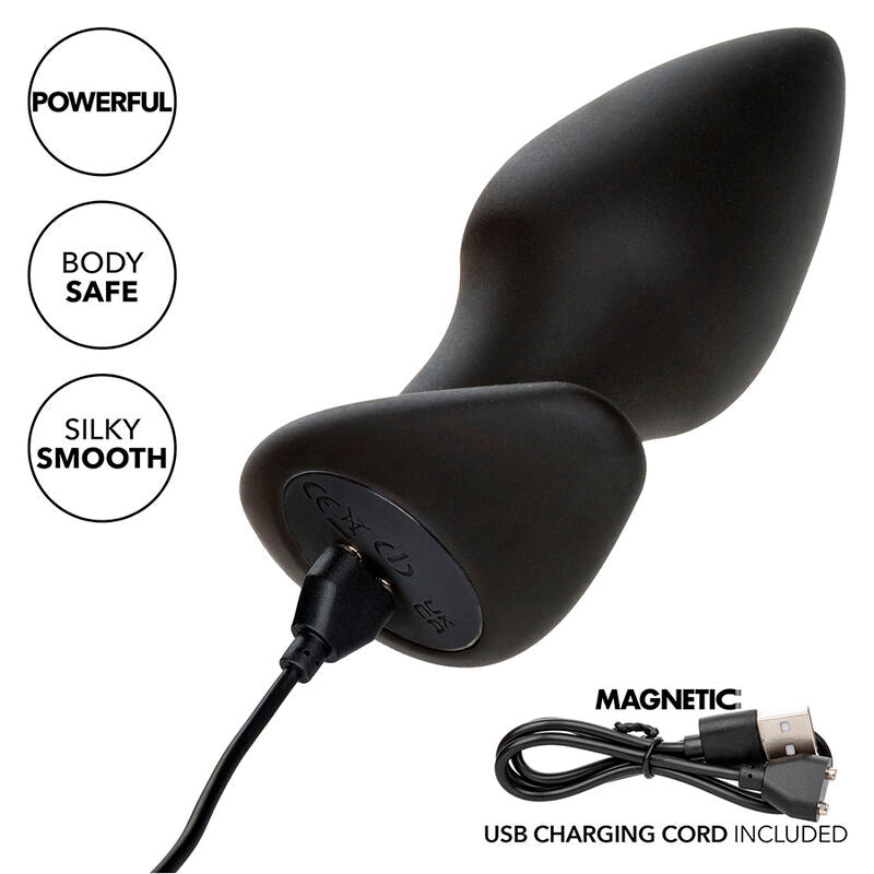 Plug Anal Vibrador de Silicona con 10 Funciones