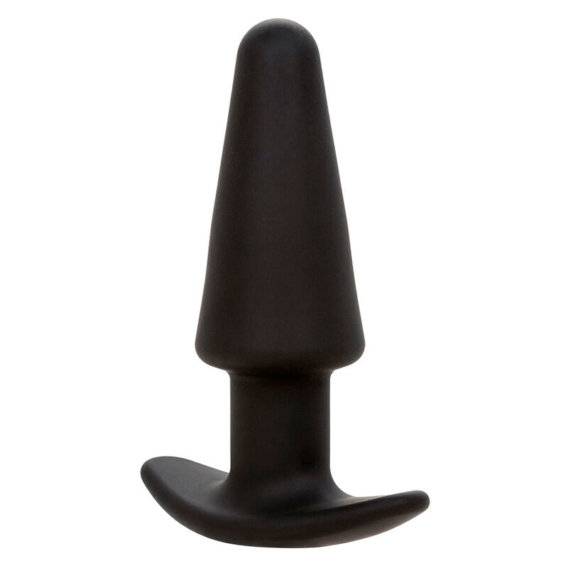 Plug Anal Cónico Rock Bottom con 10 Vibraciones y Silicona Segura