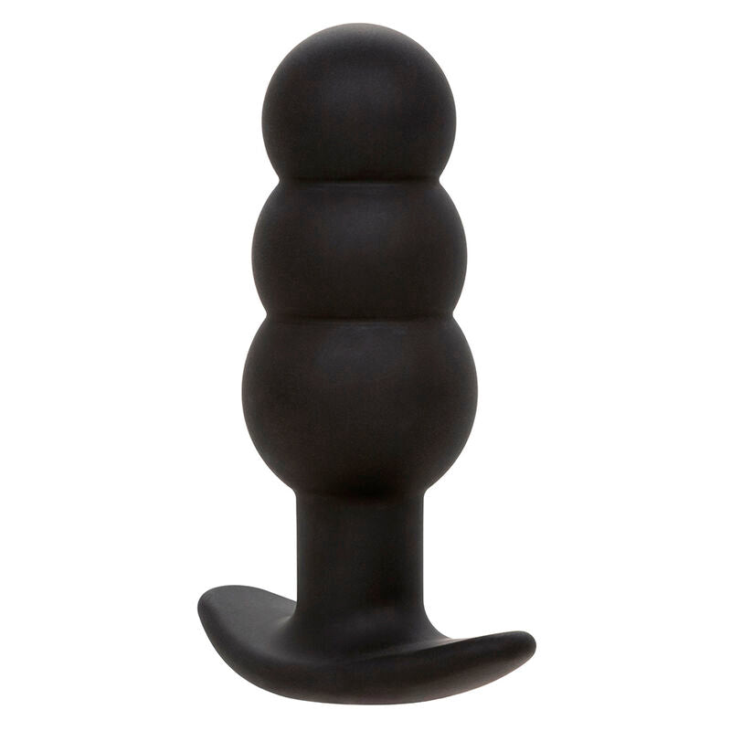 Plug Anal Vibratorio con Perlas de Silicona Negro
