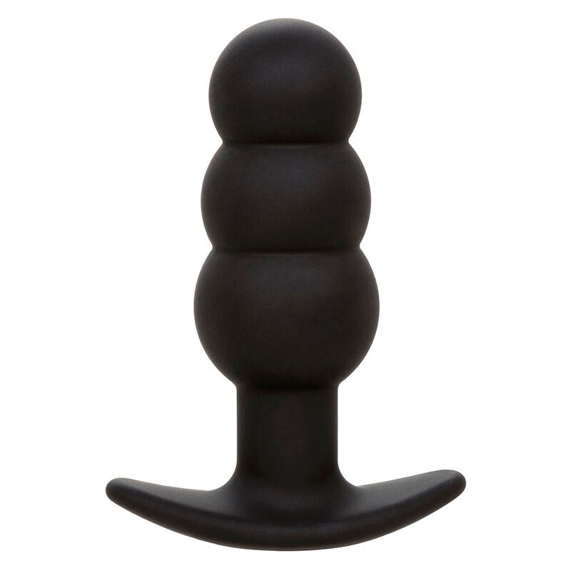 Plug Anal Vibratorio con Perlas de Silicona Negro