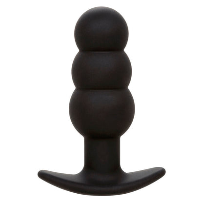 Plug Anal Vibratorio con Perlas de Silicona Negro