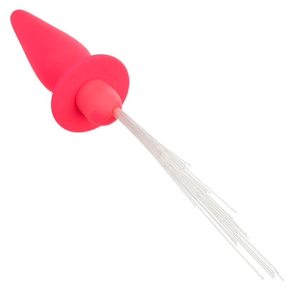 Plug Anal Vibrador Southern Lights con 10 Vibraciones de Silicona Rosa