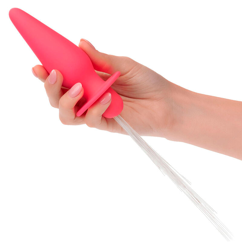 Plug Anal Vibrador Southern Lights con 10 Vibraciones de Silicona Rosa