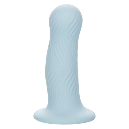 Plug Anal Wave Rider de Silicona con Textura Ondulada y Ventosa
