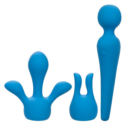 Vibrador Wand Couture Kit con 10 Vibraciones Azules