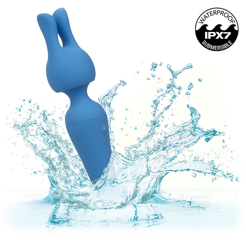 Vibrador Wand Couture Kit con 10 Vibraciones Azules