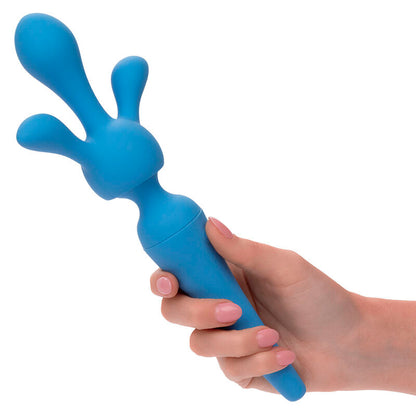 Vibrador Wand Couture Kit con 10 Vibraciones Azules