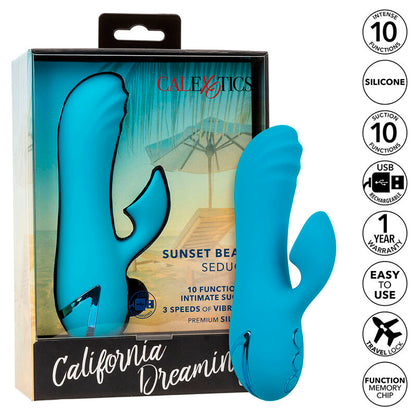 Vibrador y Estimulador Sunset Beach Seducer con 10 Funciones
