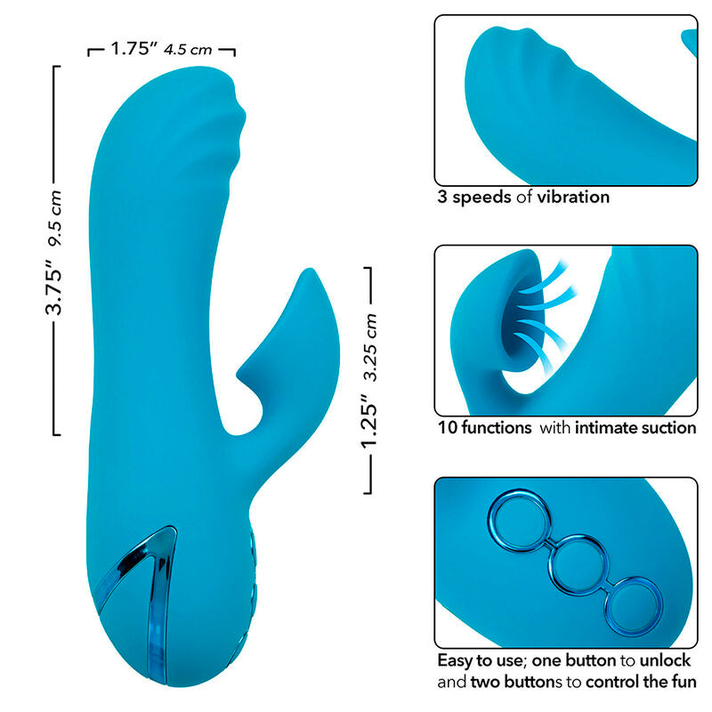 Vibrador y Estimulador Sunset Beach Seducer con 10 Funciones