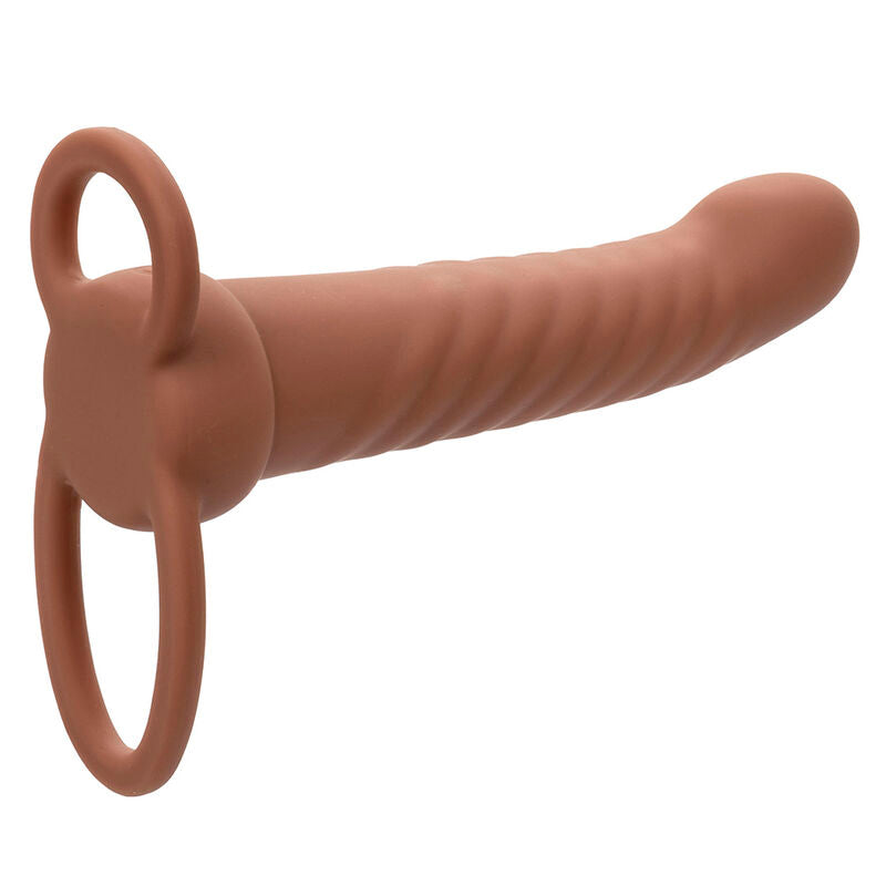 Vibrador de Doble Penetración Nervurado Maxx con 10 Vibraciones