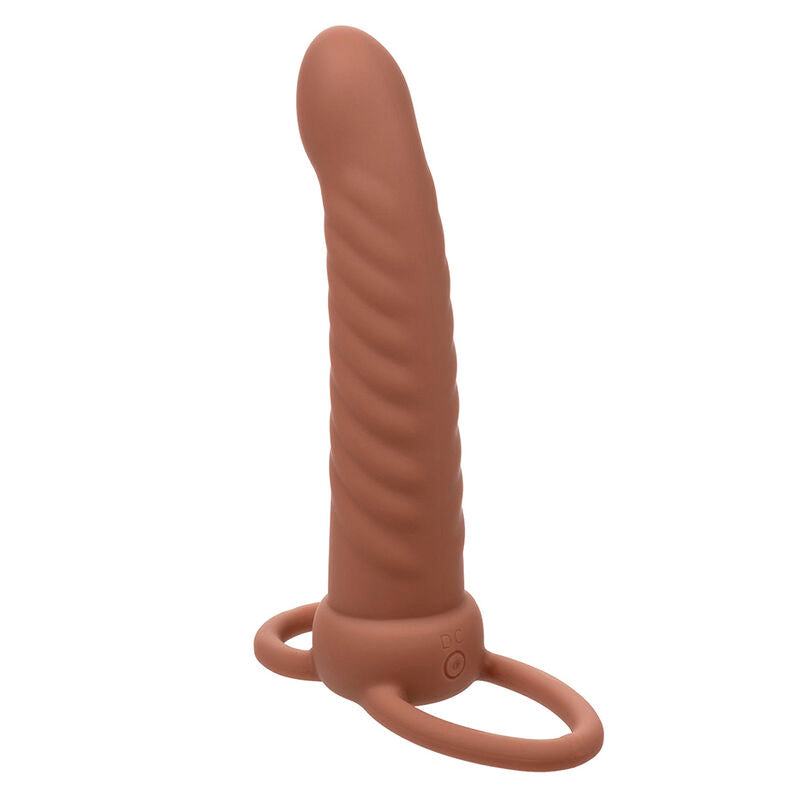 Vibrador de Doble Penetración Nervurado Maxx con 10 Vibraciones