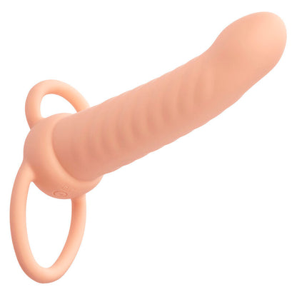 Vibrador de Doble Penetración Ribbed Maxx con 10 Vibraciones Recargable