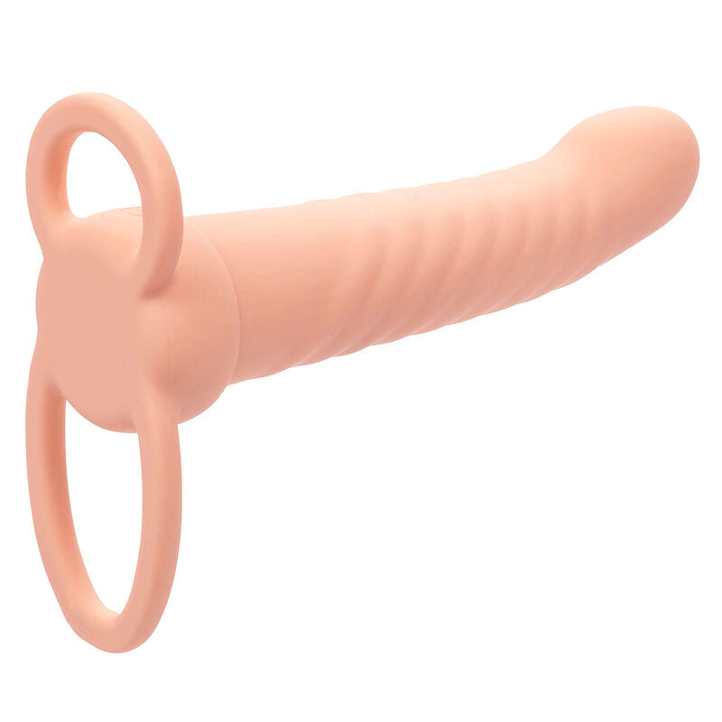 Vibrador de Doble Penetración Ribbed Maxx con 10 Vibraciones Recargable