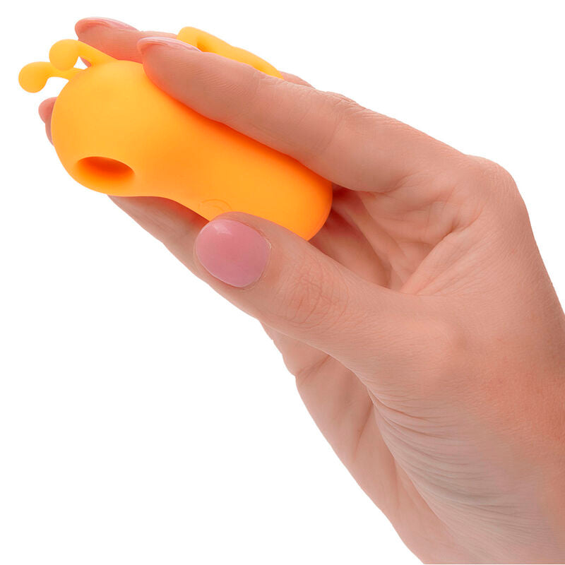 Vibrador de Dedo Neon Vibes con 10 Vibraciones Naranja