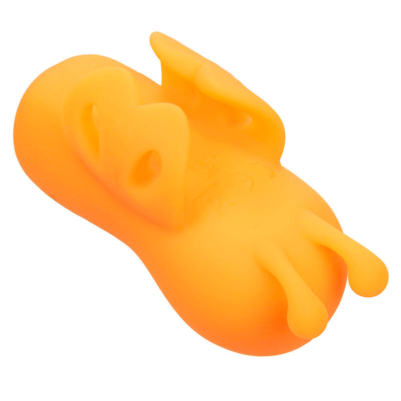 Vibrador de Dedo Neon Vibes con 10 Vibraciones Naranja