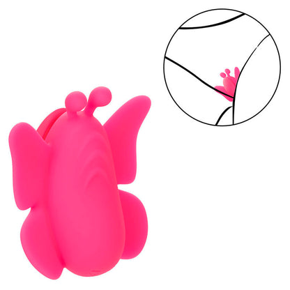 Vibrador Discreto para Bragas con 10 Funciones y Diseño Magnético Rosa
