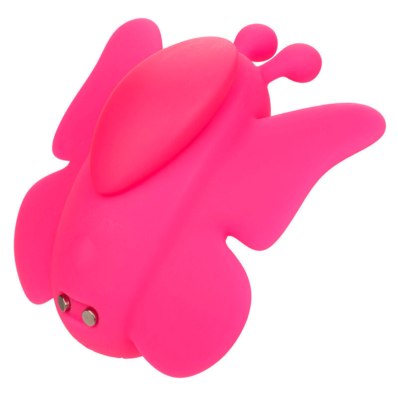 Vibrador Discreto para Bragas con 10 Funciones y Diseño Magnético Rosa