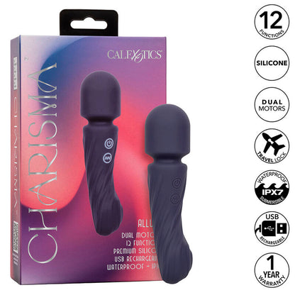 Masajeador Charisma Allure con Doble Motor y 12 Funciones, Morado