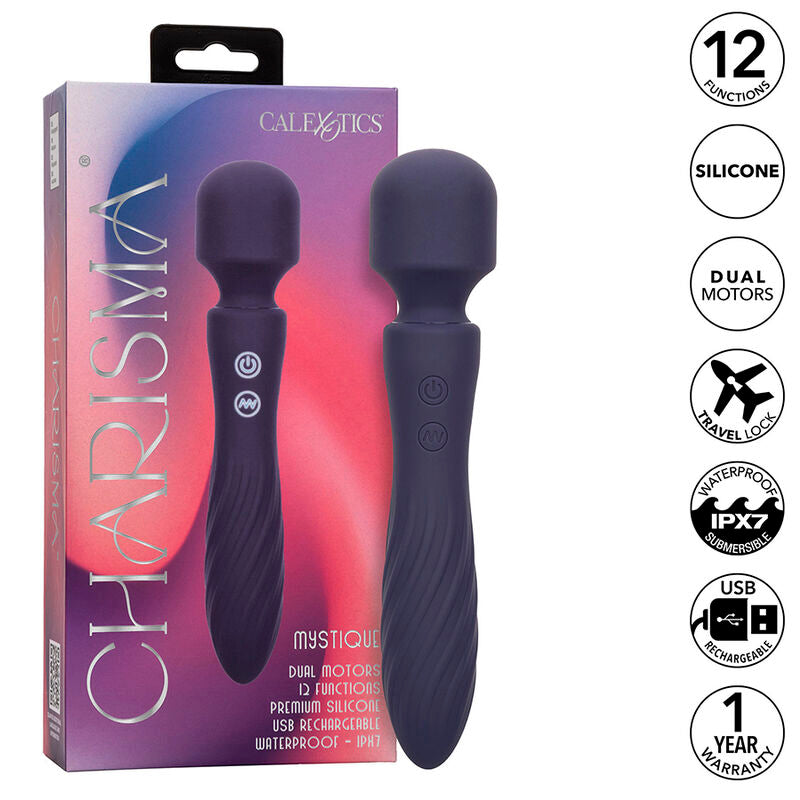 Vibrador Charisma Mystique con Motores Duales y 12 Funciones Morado