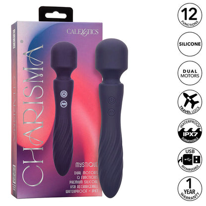 Vibrador Charisma Mystique con Motores Duales y 12 Funciones Morado