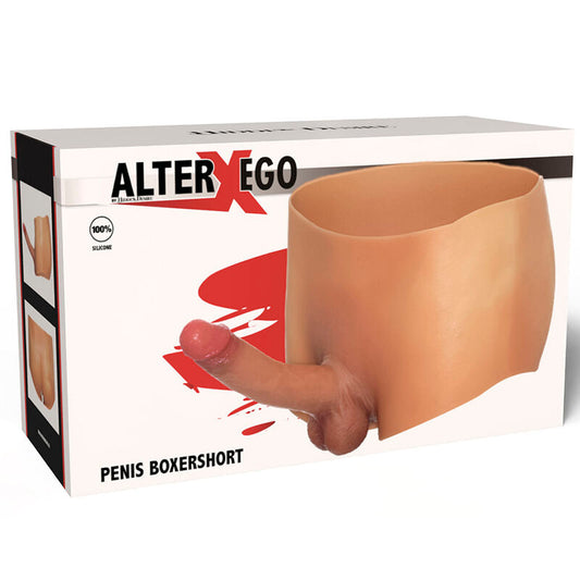 DESEO OCULTO - ALTER EGO BOXER SHOT CON PENE DE 18 CM, TALLA G