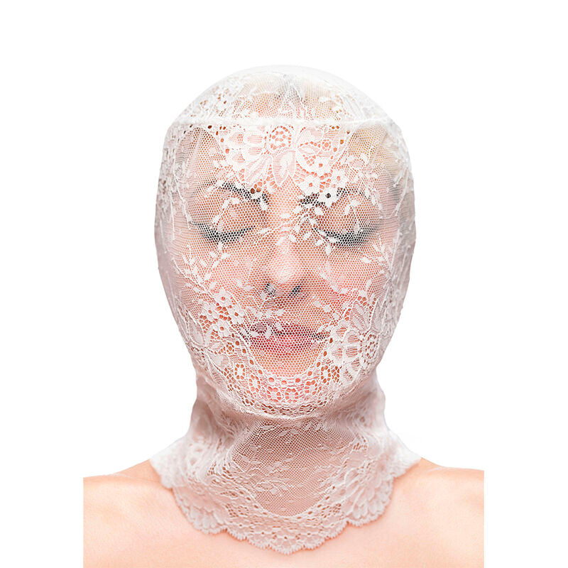 Capucha de Encaje Blanca Fetish & Fashion