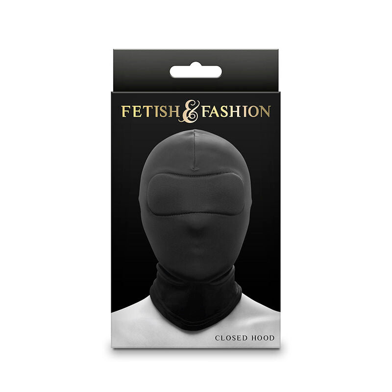 Capucha Cerrada de Nylon Negro