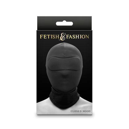 Capucha Cerrada de Nylon Negro