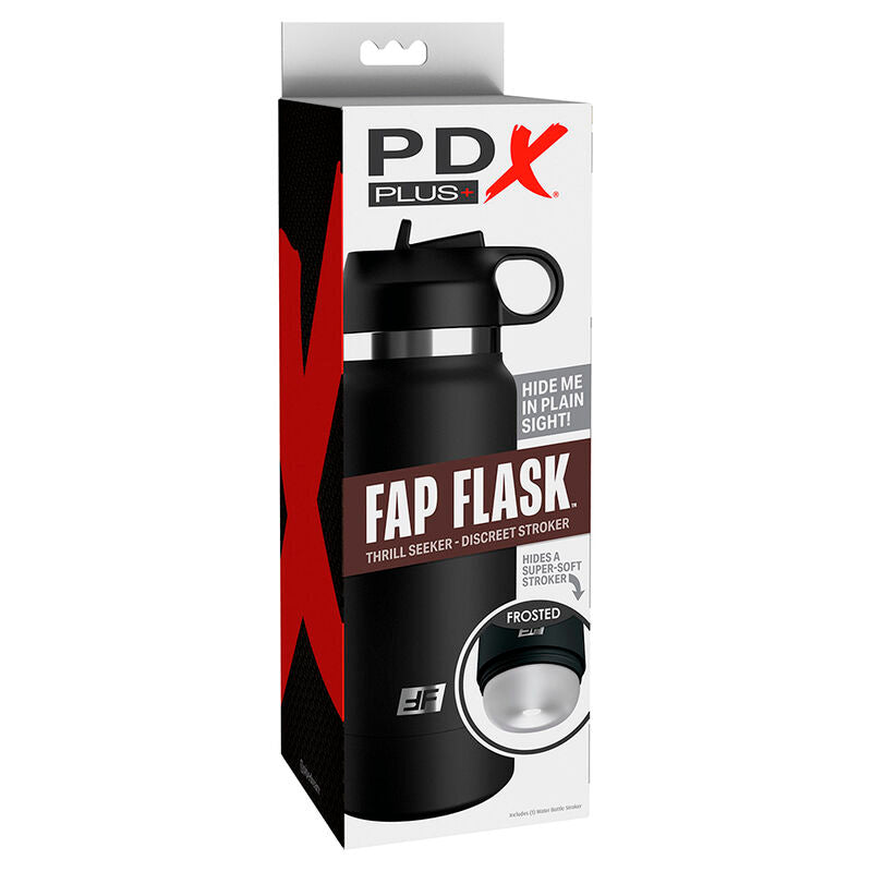 Masturbador Masculino Fap Flask Discreto Stroker Modelo Clear 1