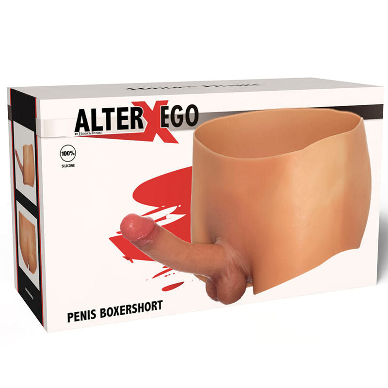 DESEO OCULTO - ALTER EGO BOXER SHOT CON PENE DE 18 CM, TALLA S/M