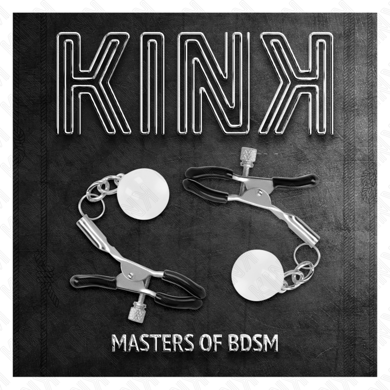 KINK Grampos de Bico de Vidro Prata 6 CM para estimulação sensorial BDSM