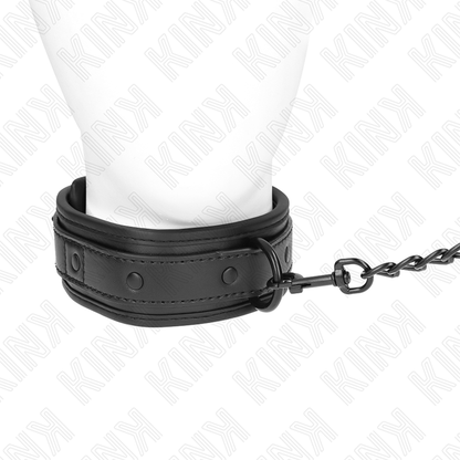 Colar de Neoprene Bondage KINK Modelo 2 com cinto ajustável para controlo e submissão.