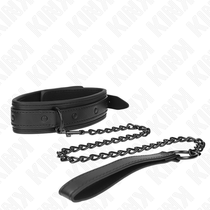 Colar de Neoprene Bondage KINK Modelo 2 com cinto ajustável para controlo e submissão.