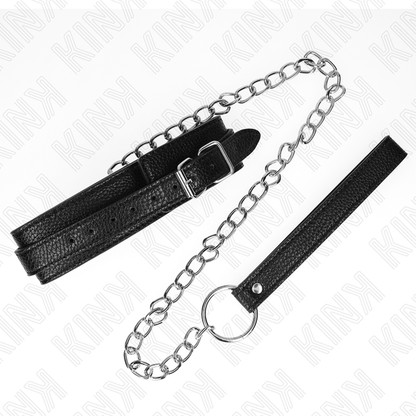 Colar e Trela BDSM KINK Padrão Serpente, exibindo design e materiais de qualidade.