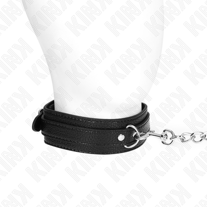 Colar e Trela BDSM KINK Padrão Serpente, exibindo design e materiais de qualidade.