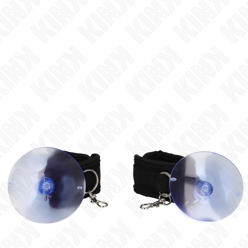 Esposas de Muñeca BDSM Ajustables Negro 29-40 cm