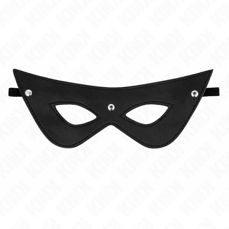 KINK Máscara de Olhos com 3 Rebites e design elegante para jogos BDSM e roleplay