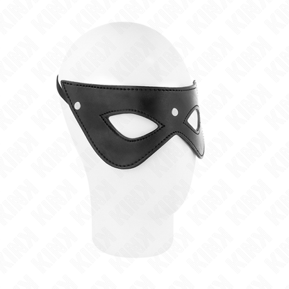 KINK Máscara de Olhos com 3 Rebites e design elegante para jogos BDSM e roleplay