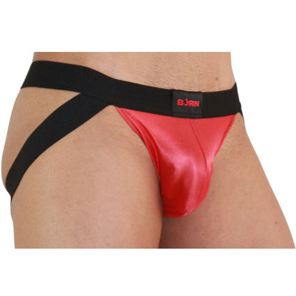 BURN Jockstrap Rojo/Negro