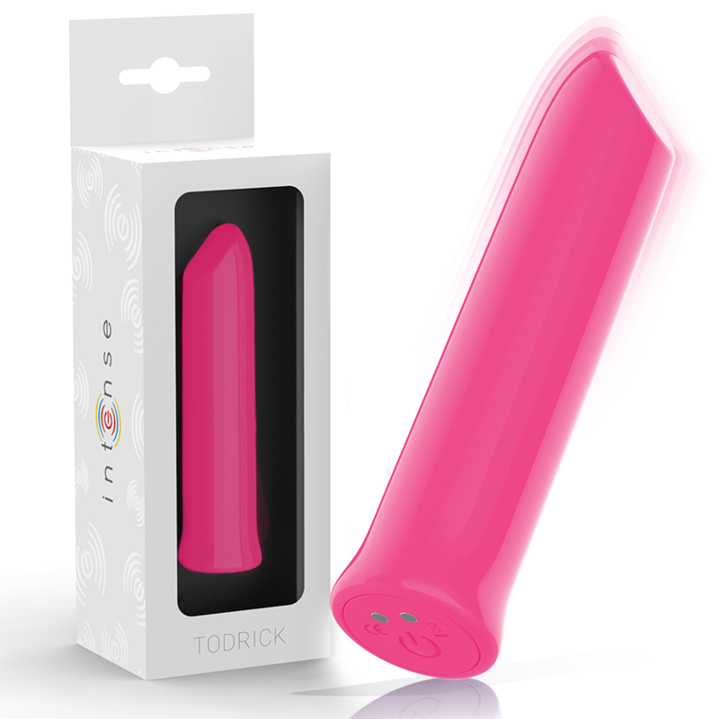 INTENSE Todrick Bala Vibratória Rosa para Estimulação Clitoriana, vista geral do produto compacto.