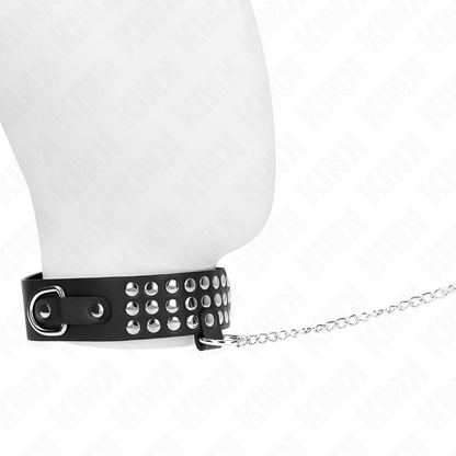 KINK Colar BDSM com Alça Brilhante Ajustável de 65cm para controlo e elegância nas suas sessões.