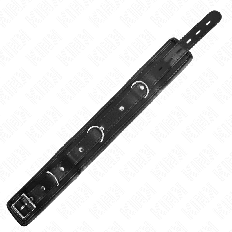 KINK Colar Básico com Trela 65cm BDSM, exibindo o design e material de alta qualidade.