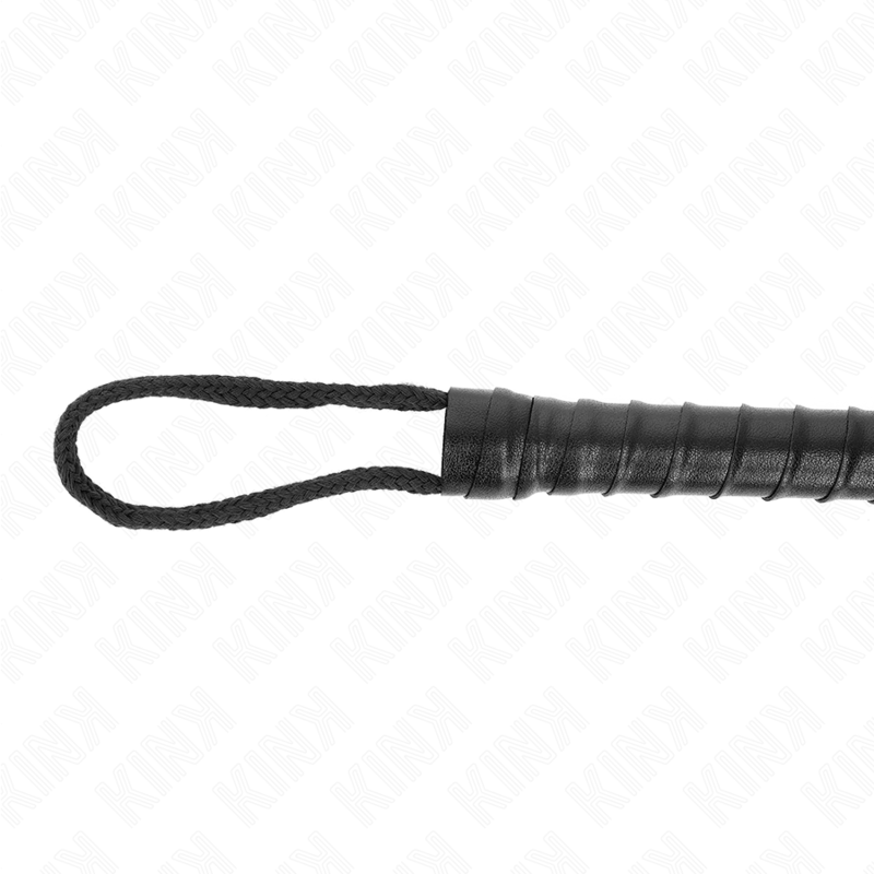 KINK Chicote de Corda Preto 56 CM para jogos BDSM