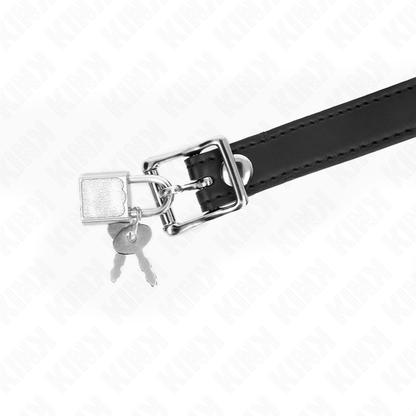 Mordaça de bola magnética KINK de silicone 4cm com fechadura para BDSM