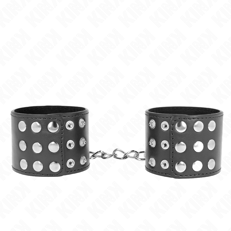 KINK Pulseira de Pulso com Fecho Rápido Ajustável Preta, detalhe do material e fecho de segurança.