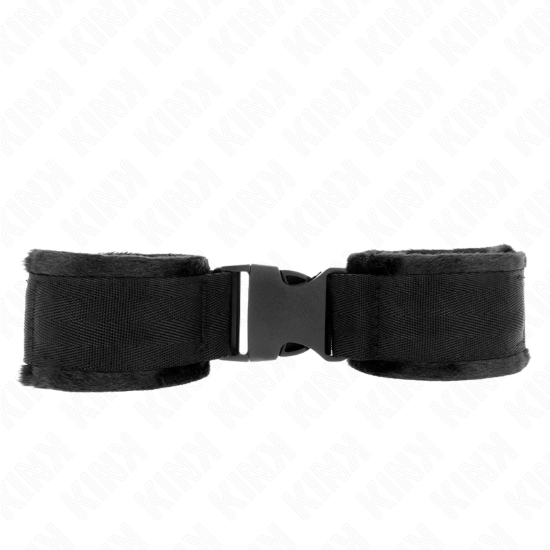 Retenciones de Muñeca Nailon Hook&Loop Rojo-Negro Ajustables 25-35cm
